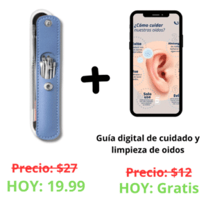 KIT LIMPIADOR DE OIDOS PROFESIONAL + EBOOK de regalo