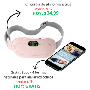 CINTURON DE ALIVIO MENSTRUAL + Ebook de regalo