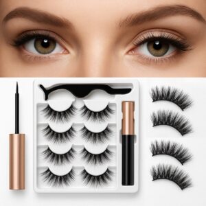 Set de pestañas magnéticas x5 pares